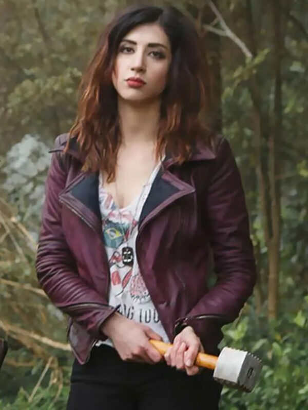 Ash vs Evil Dead Dana DeLorenzo Real Leather Jacket