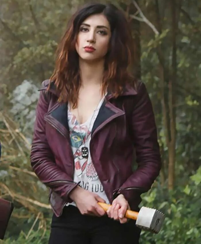 Ash vs Evil Dead Dana DeLorenzo Real Leather Jacket