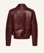 Barbara Palvin Leather Jacket