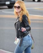 Bella Thorne Biker Leather Jacket
