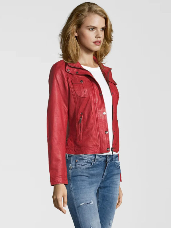 Between-Season Jacket 'BE Wonderful' Women Leather Jacket