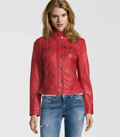 Between-Season Jacket 'BE Wonderful' Women Leather Jacket