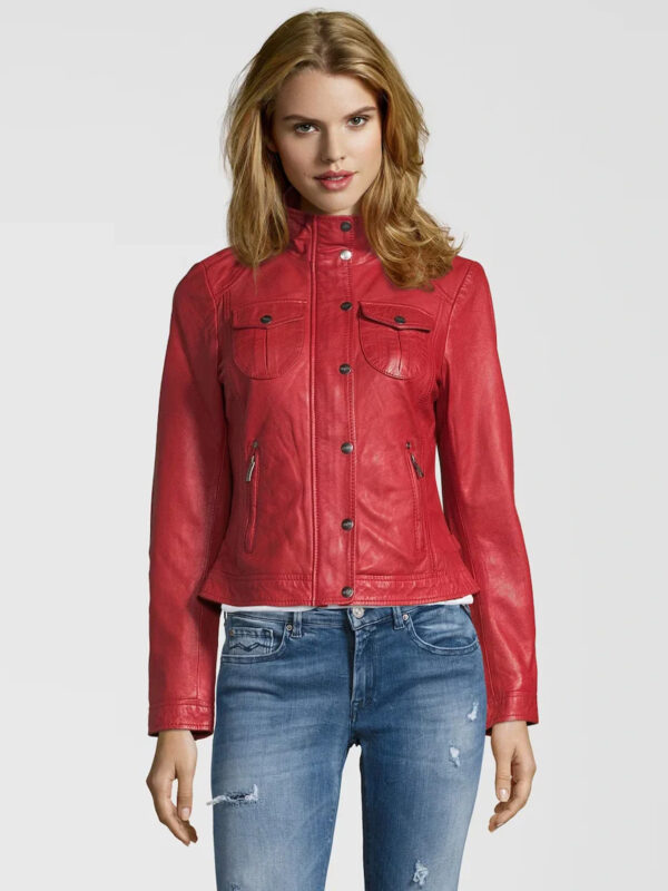 Between-Season Jacket 'BE Wonderful' Women Leather Jacket