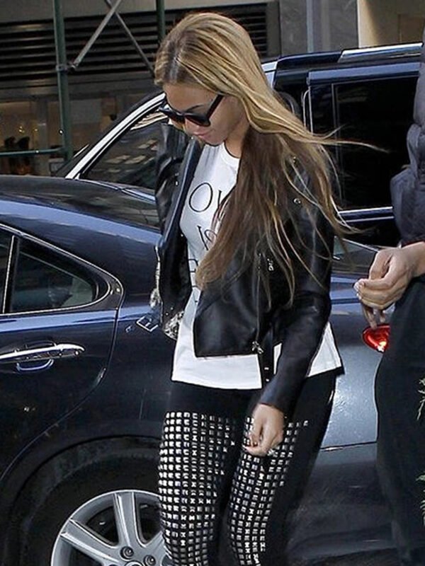 Beyonce Black Leather Jacket