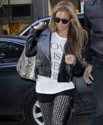 Beyonce Black Leather Jacket