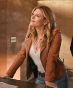 Big Sky Series Katheryn Winnick Brown Leather Jacket