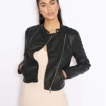 Biker Ariana Grande Leather Jacket