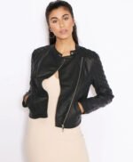 Biker Ariana Grande Leather Jacket