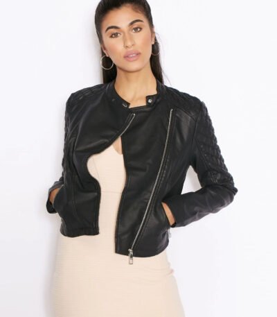 Biker Ariana Grande Leather Jacket