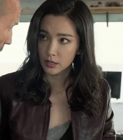 Bingbing Li Leather Jacket