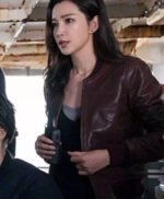 Bingbing Li Leather Jacket