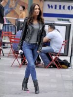 Black Real Leather Jacket Megan Fox