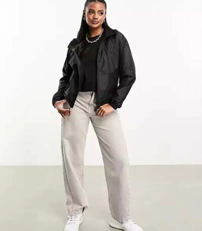 Black Wind Breaker Jacket
