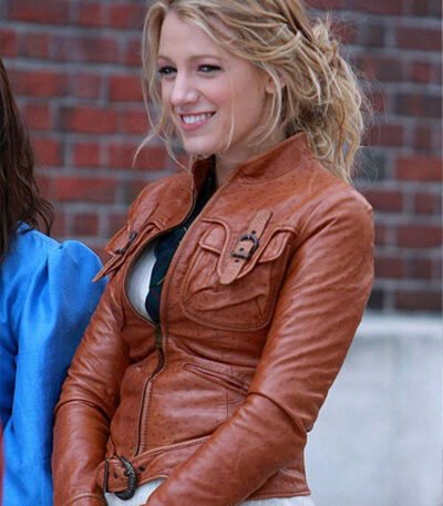 Blake Lively Gossip Girl Leather Jacket