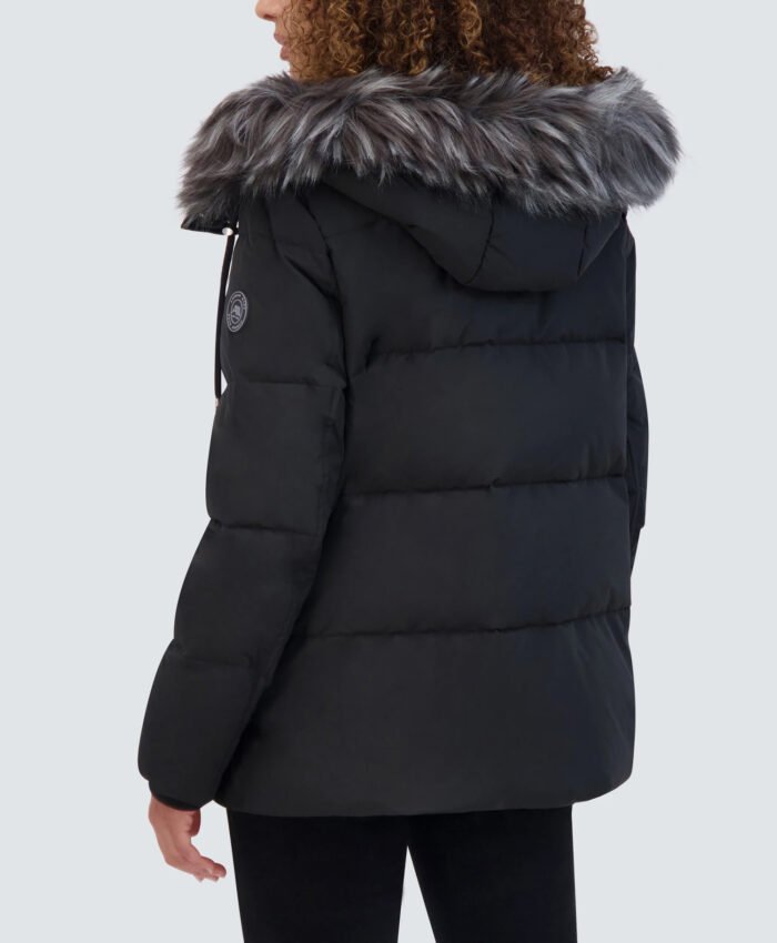 Daphne Black Puffer Jacket