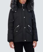 Daphne Black Puffer Jacket
