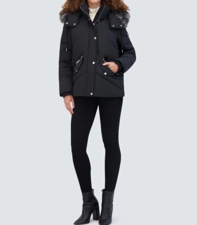 Daphne Black Puffer Jacket