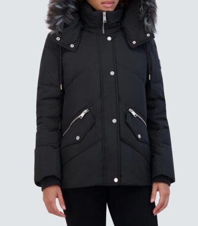 Daphne Black Puffer Jacket