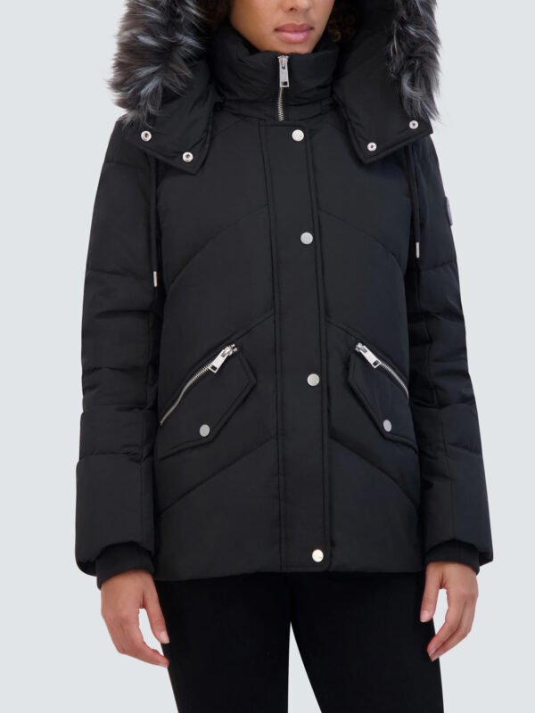 Daphne Black Puffer Jacket
