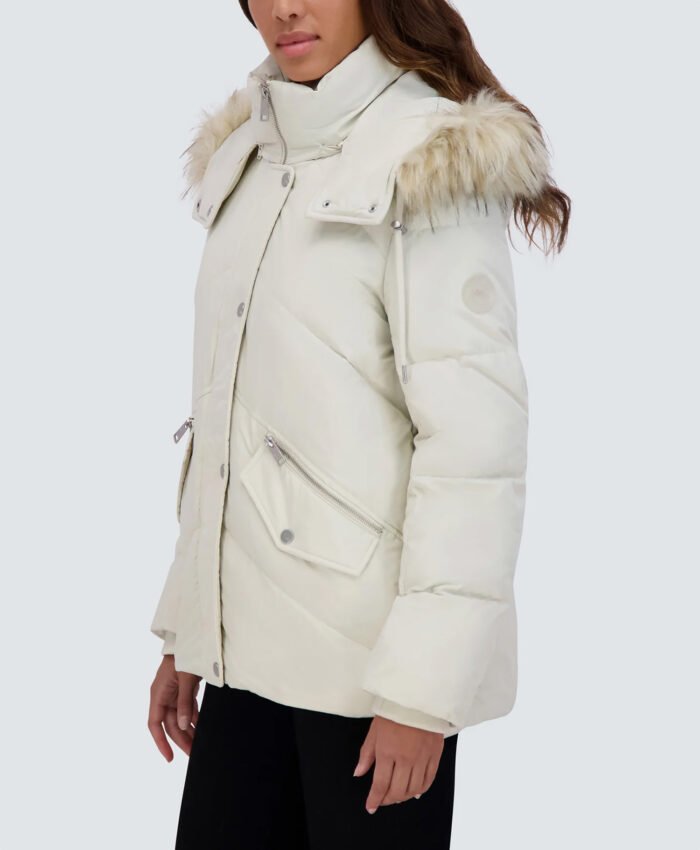 Daphne Off White Puffer Jacket