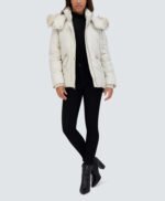 Daphne Off White Puffer Jacket