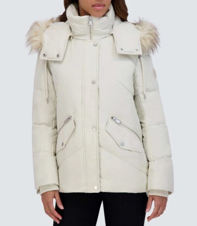 Daphne Off White Puffer Jacket