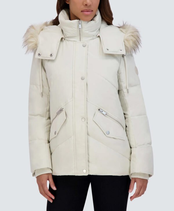 Daphne Off White Puffer Jacket