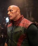 Dwayne Johnson Red One 2024 Leather Vest