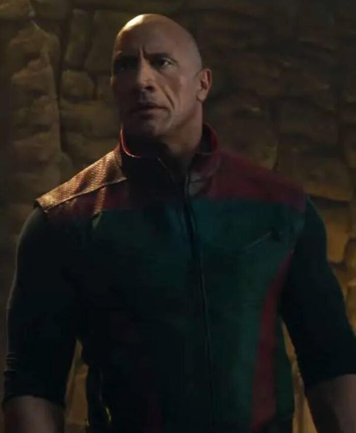 Dwayne Johnson Red One 2024 Leather Vest