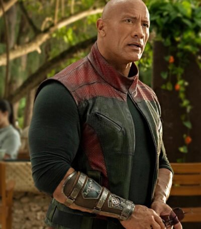 Dwayne Johnson Red One 2024 Leather Vest