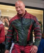 Dwayne Johnson Red One Leather Jacket