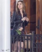 Ghosted 2023 Ana de Armas Black Leather Jacket