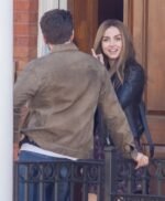 Ghosted 2023 Ana de Armas Black Leather Jacket
