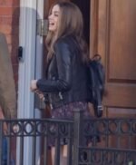 Ghosted 2023 Ana de Armas Black Leather Jacket