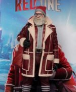 J.K. Simmons Red One Leather Coat