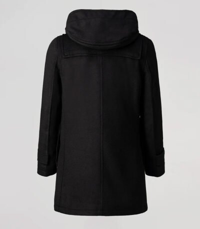 Men's Hooded Duffle Coat Black
