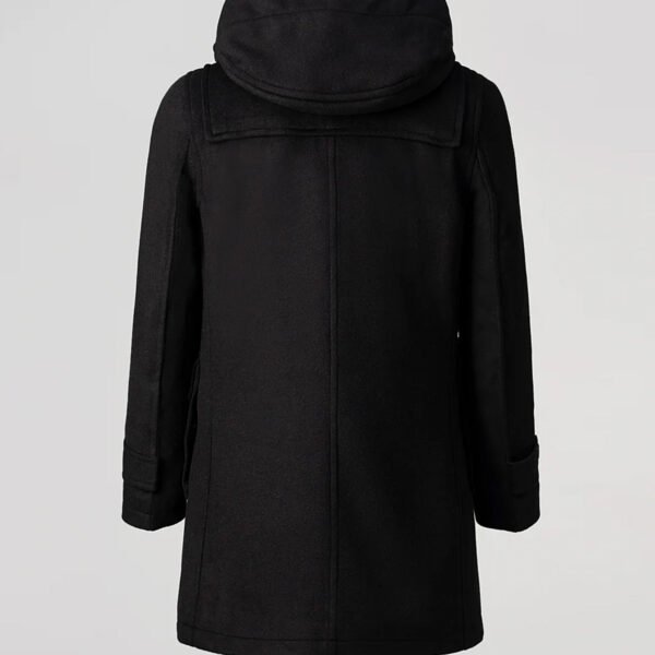 Men's Hooded Duffle Coat Black