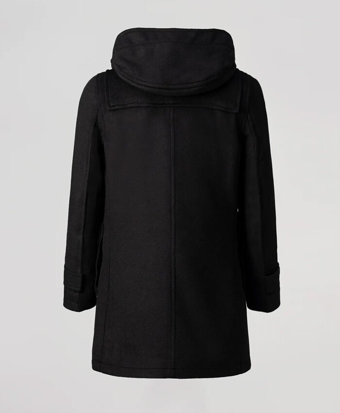 Men's Hooded Duffle Coat Black