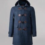 Men's Hooded Duffle Coat Blue