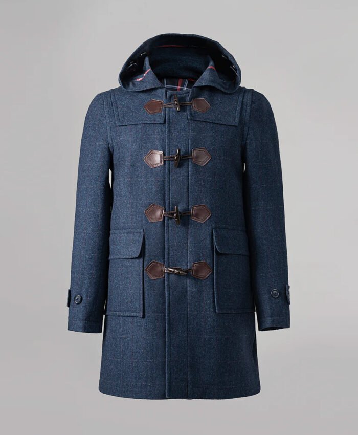 Men's Hooded Duffle Coat Blue