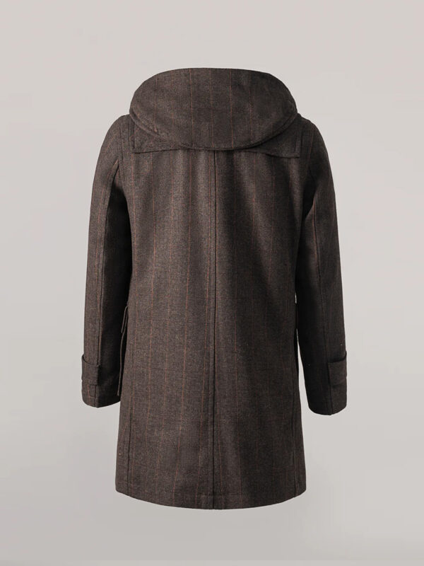 Men's Hooded Duffle Coat Brown