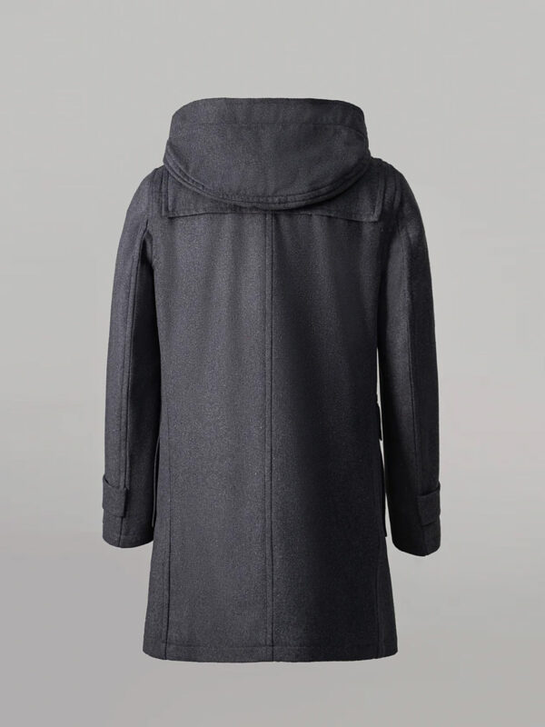 Men's Hooded Duffle Coat Charcoal