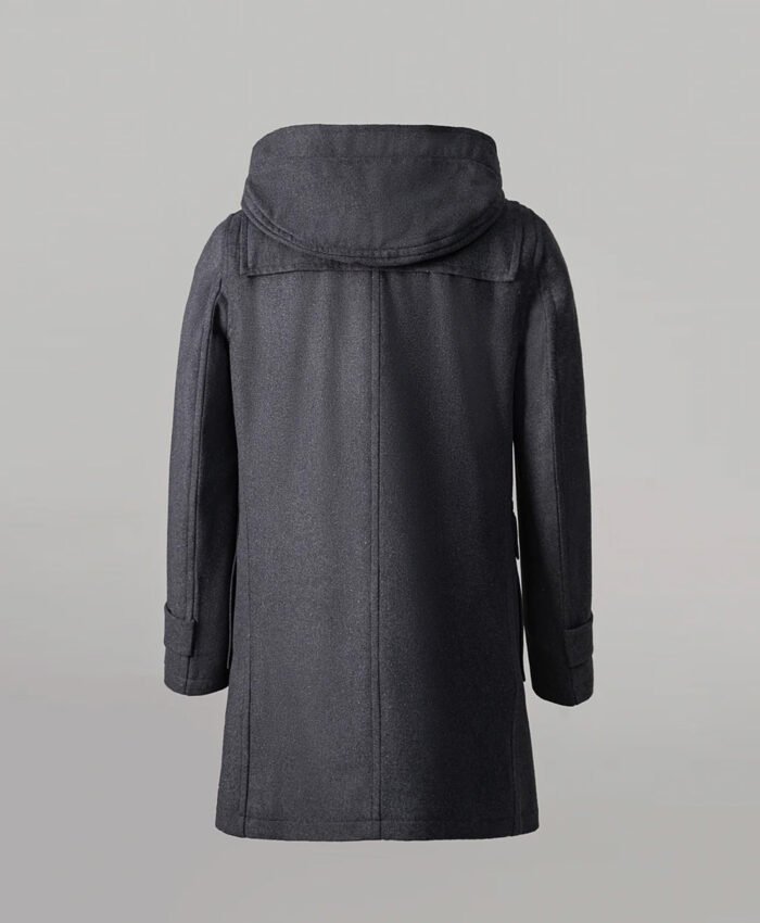 Men's Hooded Duffle Coat Charcoal