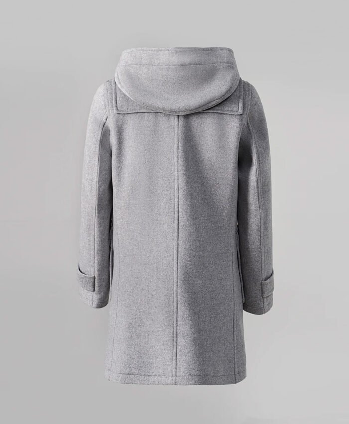 Men's Hooded Duffle Coat Gray