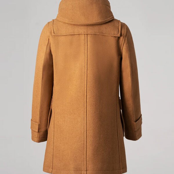 Men's Hooded Duffle Coat Mustard