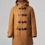 Men's Hooded Duffle Coat Mustard
