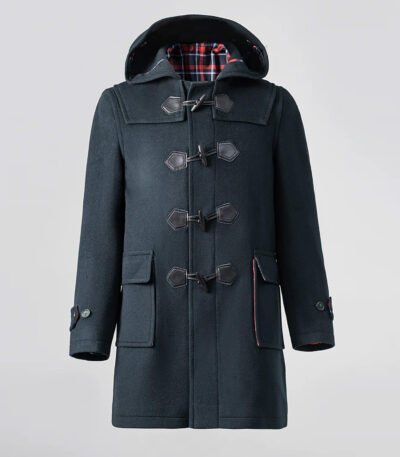 Men's Hooded Duffle Coat Navy