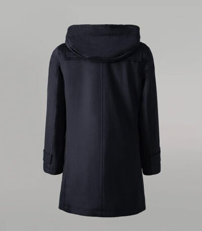 Men's Hooded Duffle Coat Navy Blue