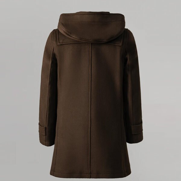 Men's Hooded Duffle Coat Olive