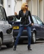 Sarah Harding Black Leather Jacket